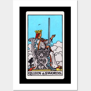 Card #62 - Queen Of Swords - Rider Waite Smith Tarot Posters and Art